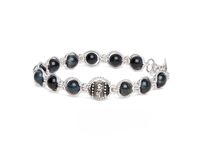 Armband Tamashii Celebration in Silber Occhio di falco BHS925M-245